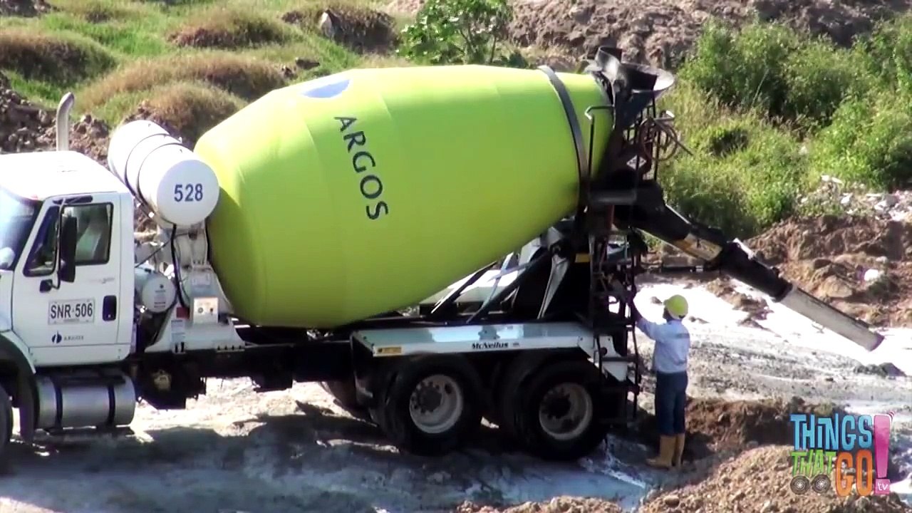 CEMENT MIXER_ Concrete mixer trucks for kids. Kids Videos. Preschool & Kindergarten learning.mp4