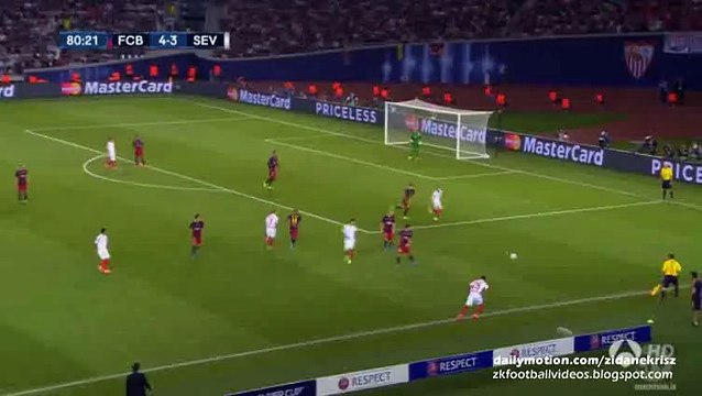 4-4 Yevhen Konoplyanka Incredible Goal HD | Barcelona v. Sevilla - UEFA Super Cup 11.08.2015 HD