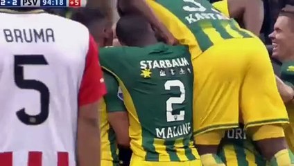 Martin Hansen Amazing Last Minute Backheel Goal _ Den Haag 2 - 2 PSV _ Eredivisie 2015 HD