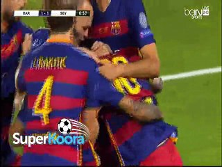 اهداف مباراة ( برشلونة 4-4 إشبيلية )  كأس السوبر الأوروبي 2015