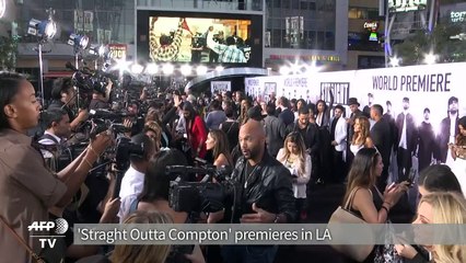 Premiere of "Straight Outta Compton", come back film of N.W.A.