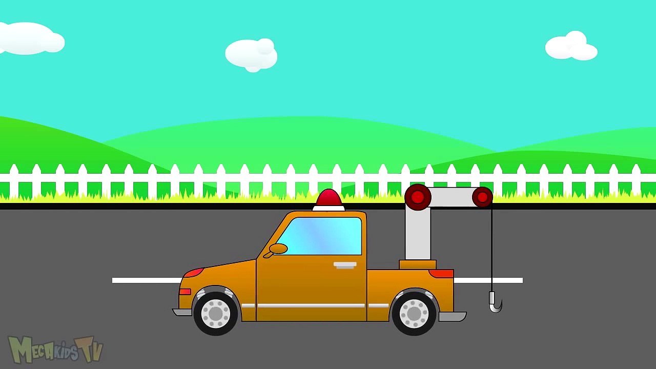 Tow Truck - Monster Trucks For Children - Mega Kids Tv.mp4