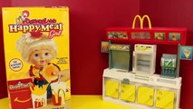 McDonalds Happy Meal Girl Doll  a Surprise Toy French Fries Hamburger and Drink