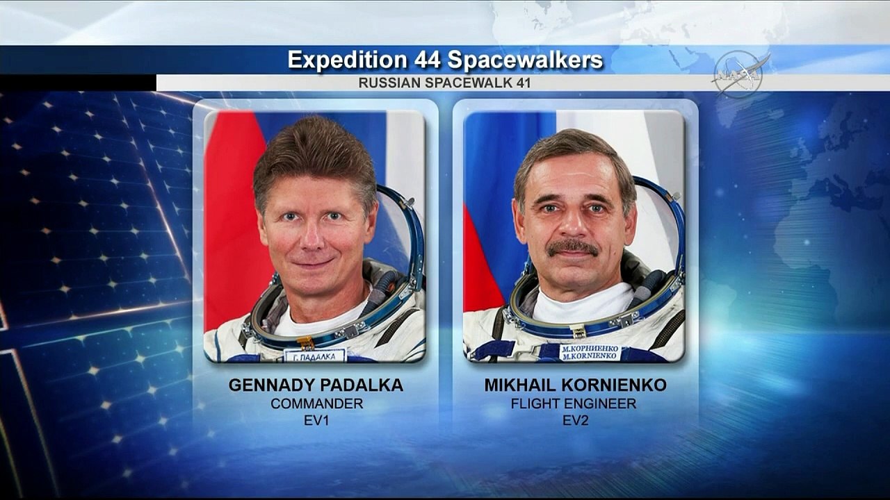 Cosmonautas russos realizam caminhada espacial ao redor da ISS