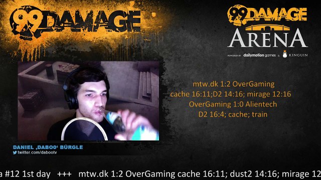 dabo0 - 99DMG Arena #12: mtw vs OverGaming+ the winner vs Alientech @18cest + 21cest (REPLAY) (2015-08-11 23:23:04 - 2015-08-11 23:41:31)