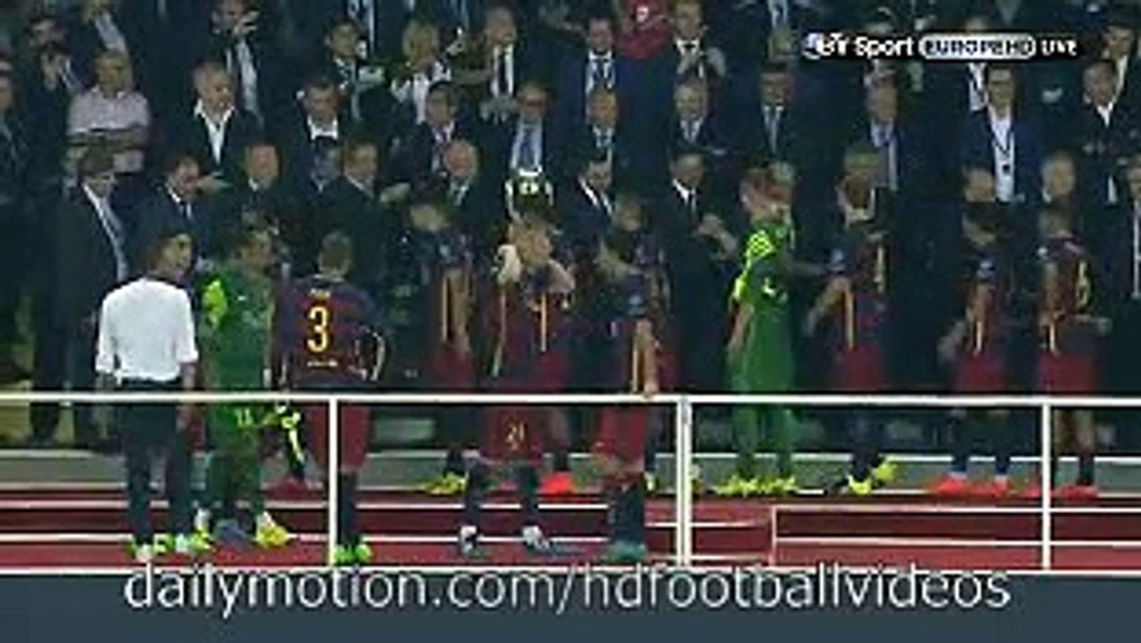 FC Barcelona Win Uefa Super Cup Fc Barcelona 5-4 Sevilla 11.08.2015 HD