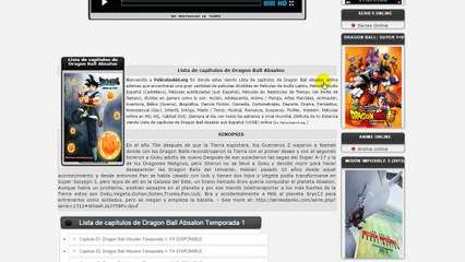 Todos los episodios de Dragon Ball Absalon en Audio Latino y Subtitulado