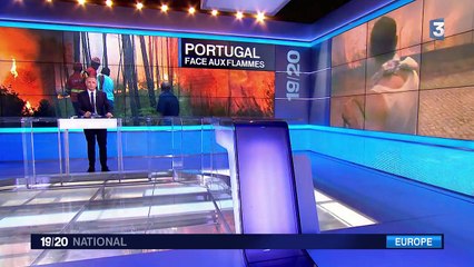 Les flammes ravagent le Portugal