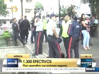 Despliegue de 1300 policías protege a temporadistas en Mérida