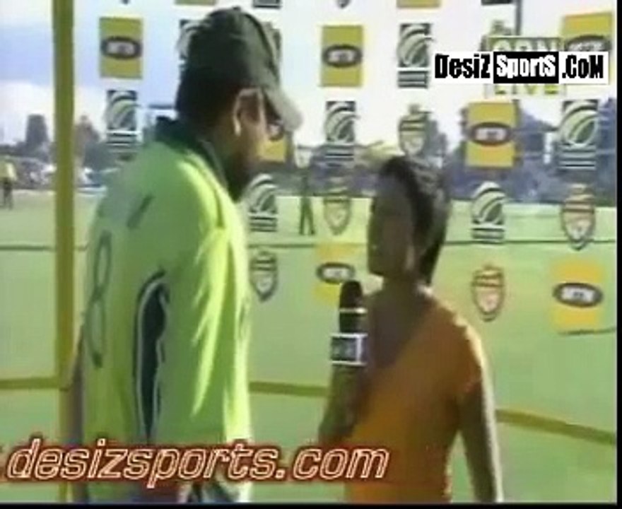 presentation cermony pakistan v.s south africa 1rst odi