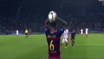 Lionel Messi y Dani Alves se lucieron con jugada de fantasía en Supercopa UEFA