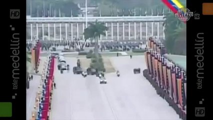 Carroza fúnebre de Chávez fue subastada y usada en desfile en Medellín