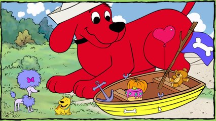 Clifford The Big Red Dog Buried Treasure Cartoon Animation PBS Kids Game Play Walkthrough