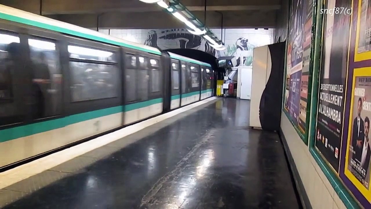 RATP Métro MP89 sur la ligne 4 | Décembre 2014