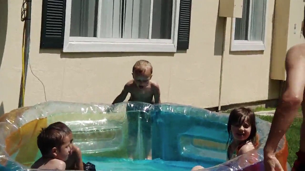 kids in pool
