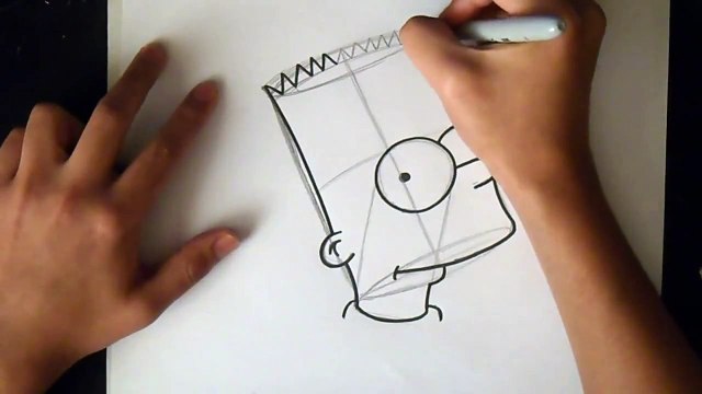 comment dessiner Bart Simpson - les Simpsons | Wie zeichnet die Simpsons
