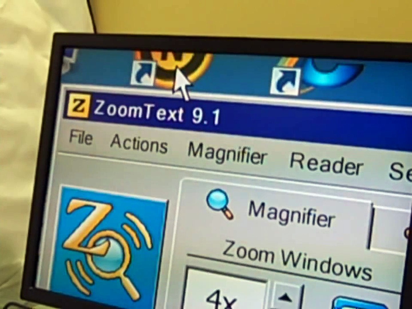 zoomtext magnifier demo
