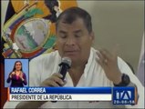 Correa reitera que el paro nacional es una estrategia de desestabilización