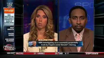 Donald Sterling Racist Phone Call with Girlfriend reaction from Stephen A Smith