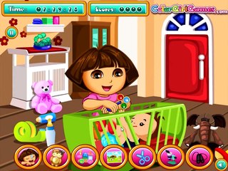 Cartoon game. Dora The Babysitter Slacking Full Episodes English New 2015 Dora the Explorer