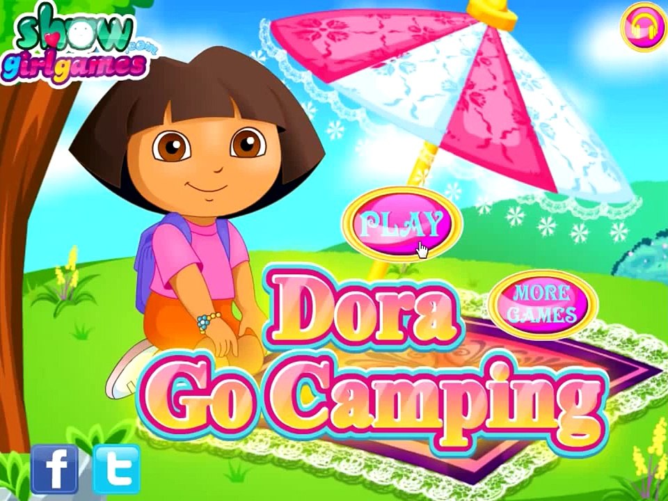 Cartoon game. Dora Go Camping Full Episodes in English New 2015 Dora the Explorer video