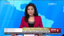 Japan Philippines joint military exercise in S  China Sea