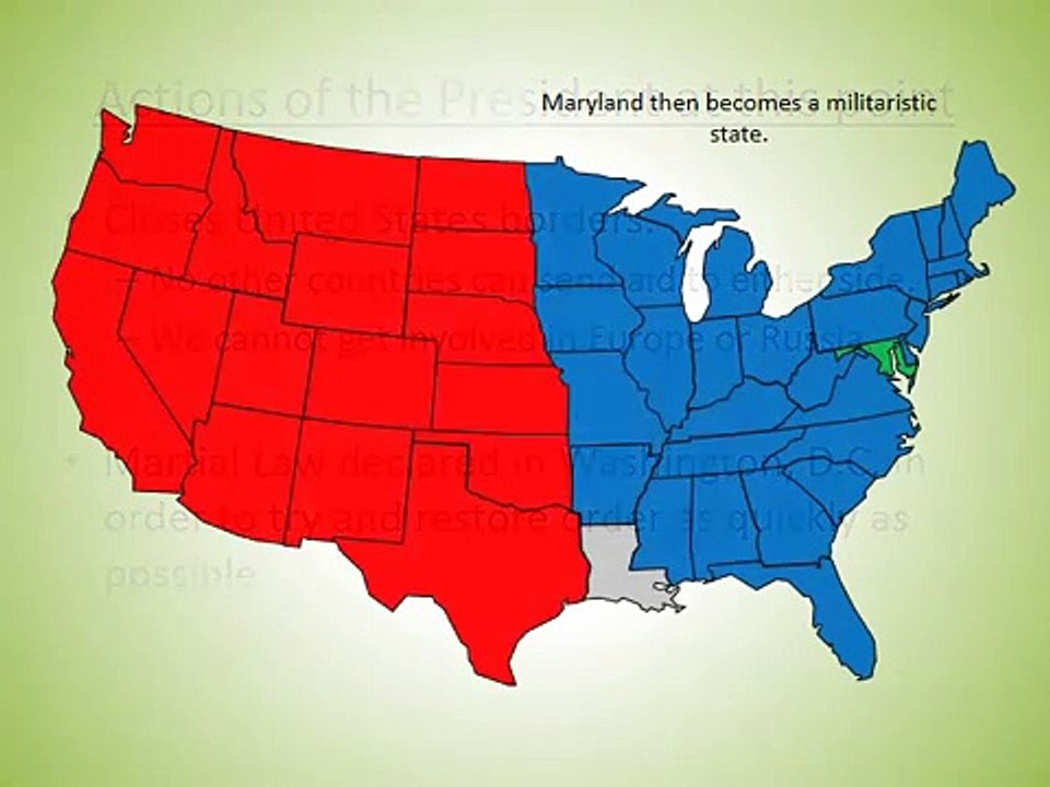 The Second American Civil War Simulation