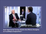 Syrie  Roland Dumas et son regard critique sur la Politique Étrangère de la France Fabiusienne