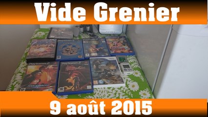 Retour du Vide Grenier du 9 août 2015