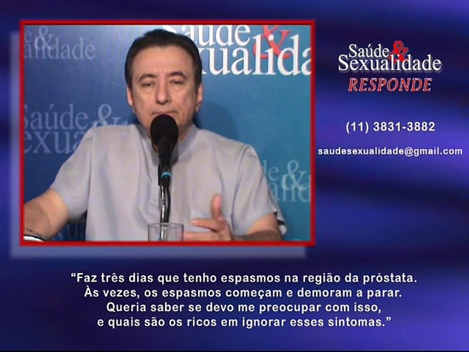Saúde e Sexualidade Responde 66 – Rapaz de 21 anos sente espasmos na próstata e se preocupa