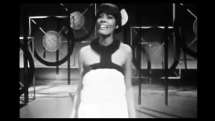 DIONNE WARWICK sings "WALK ON BY"   LIVE  1964