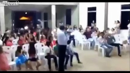 LiveLeak - Actors Presentation Almost Ends in Tragedy-copypasteads.com