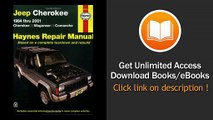 Jeep Cherokee 1984 Thru 2001 - Cherokee - Wagoneer - Comanche EBOOK (PDF) REVIEW