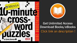 Mensa 10-Minute Crossword Puzzles 2015 Page-A-Day Calendar EBOOK (PDF) REVIEW