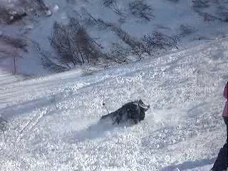 Chute en ski :p