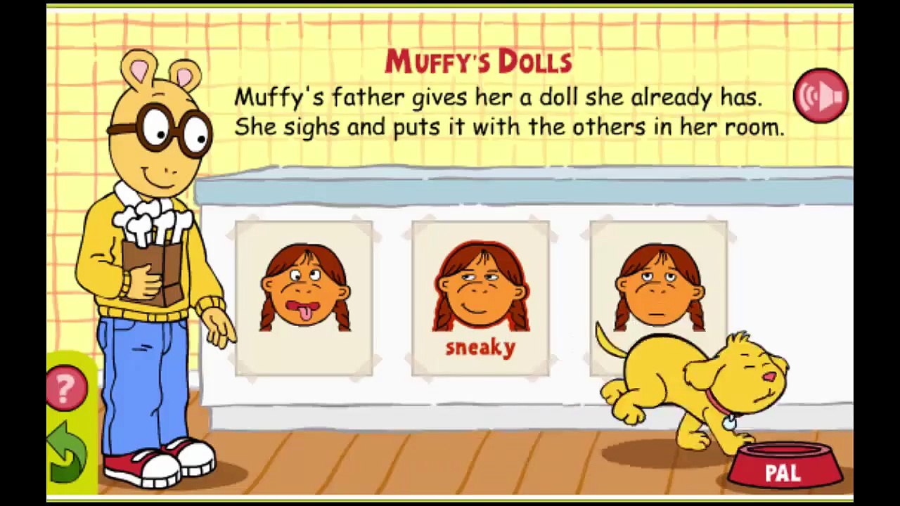 Arthur About Face Cartoon Animation PBS Kids Game Play Walkthrough