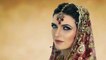 White, Red, Black Glitter Asian Bridal Makeup - Indian, Pakistani Wedding Reception