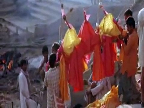 not tourist India. cremation on the bank of Ganges India, Varanasi