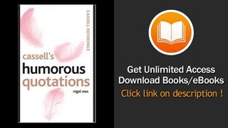 Cassells Humorous Quotations EBOOK (PDF) REVIEW