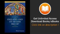 England And Its Rulers 1066 - 1307 EBOOK (PDF) REVIEW