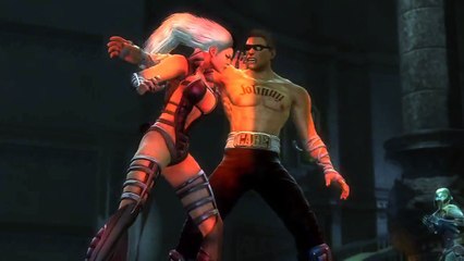 Mortal Kombat 9 Sindel kills almost everyone Cutscene number 117