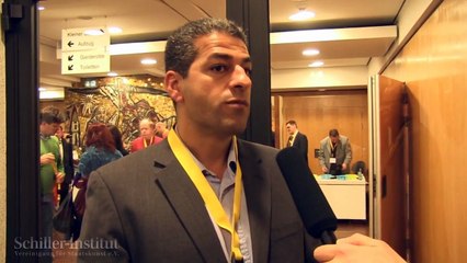 Interview with Hussein Askary • International Conference of the Schiller-Institute 2012