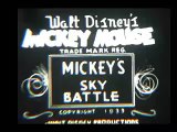 Miickey's Sky Battle, 1933 Walt Disney Production