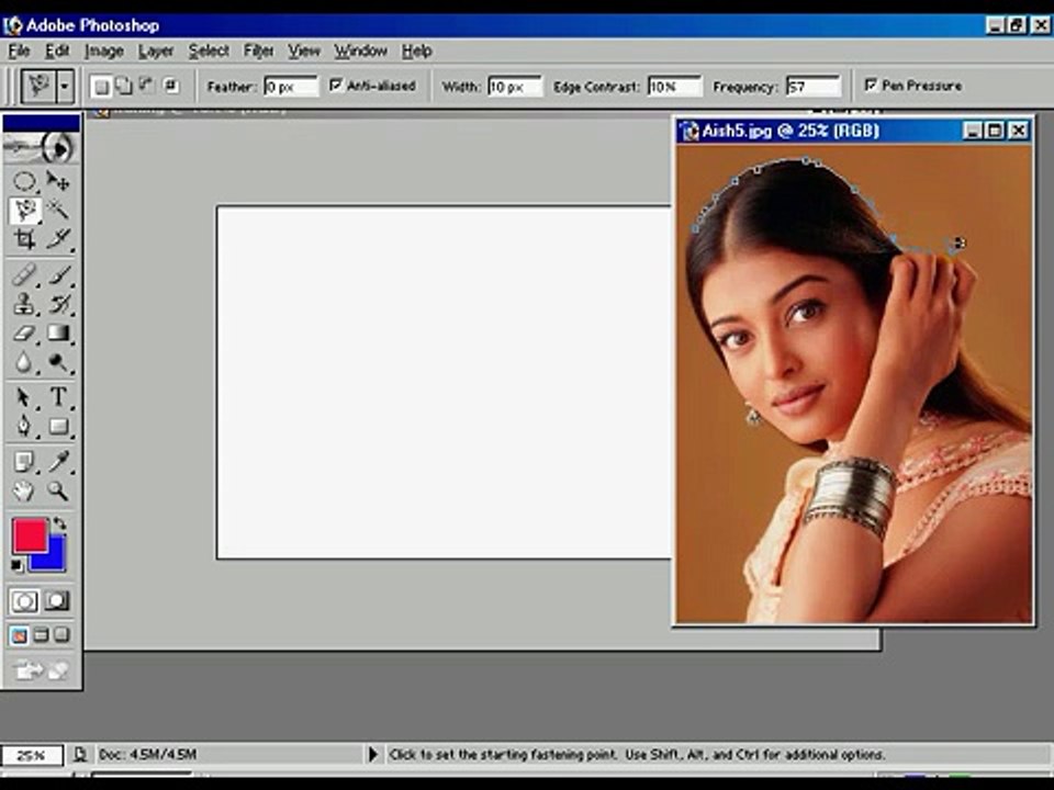 The options of Lasso tools