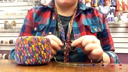 Ladder Yarn Scarf Necklace DIY with The Bead Place