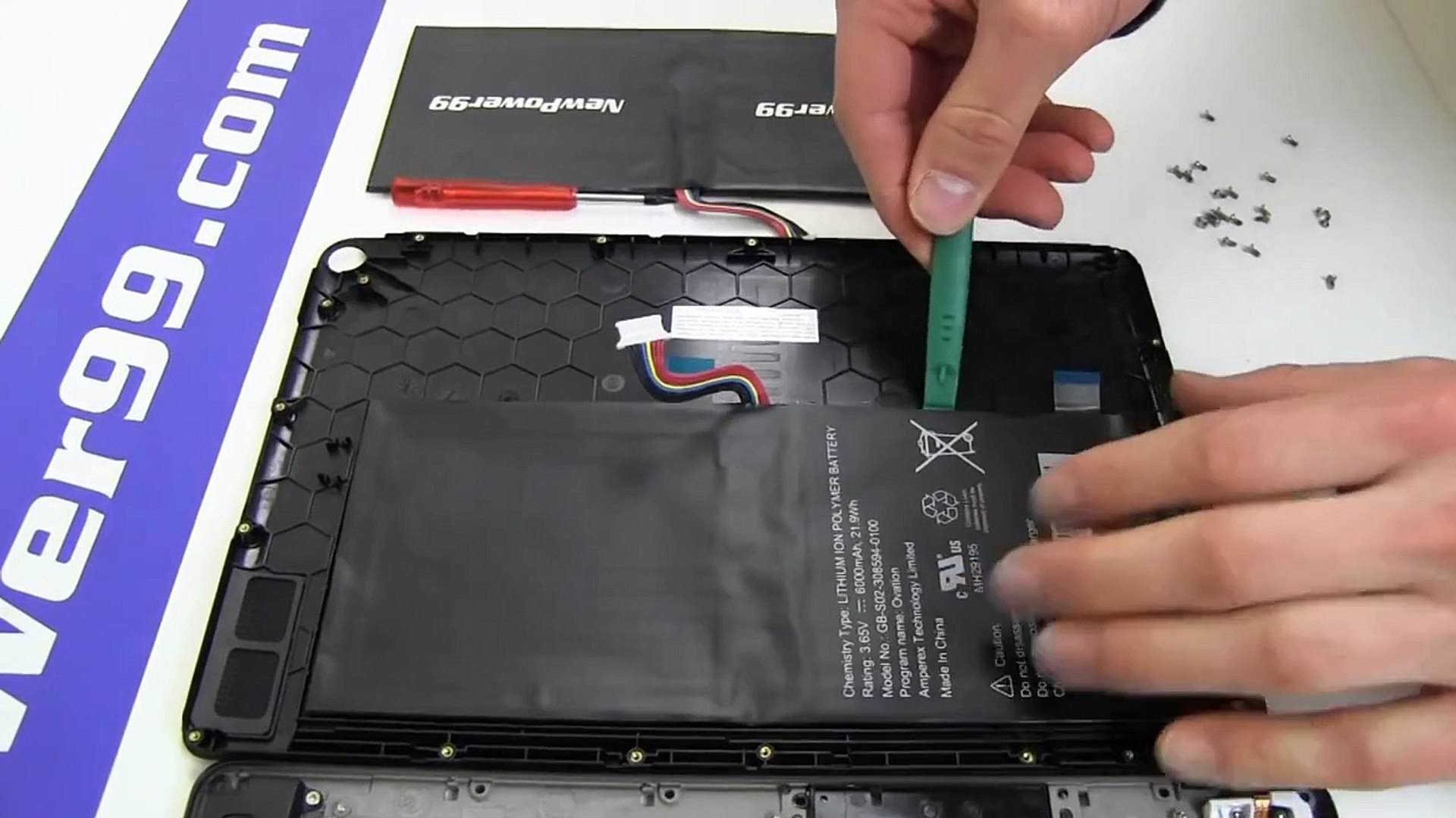 How To Replace Your Barnes Noble Nook Hd 9 Battery Video