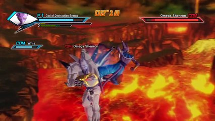 Beerus and Whis vs Golden Frieza and Omega Shenron