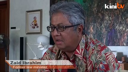 Zaid: Umno forced me to withdraw lawsuit against hudud