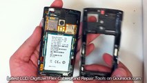 Sony Ericsson Xperia X10 Screen Repair Disassemble Take Apart Video Guide