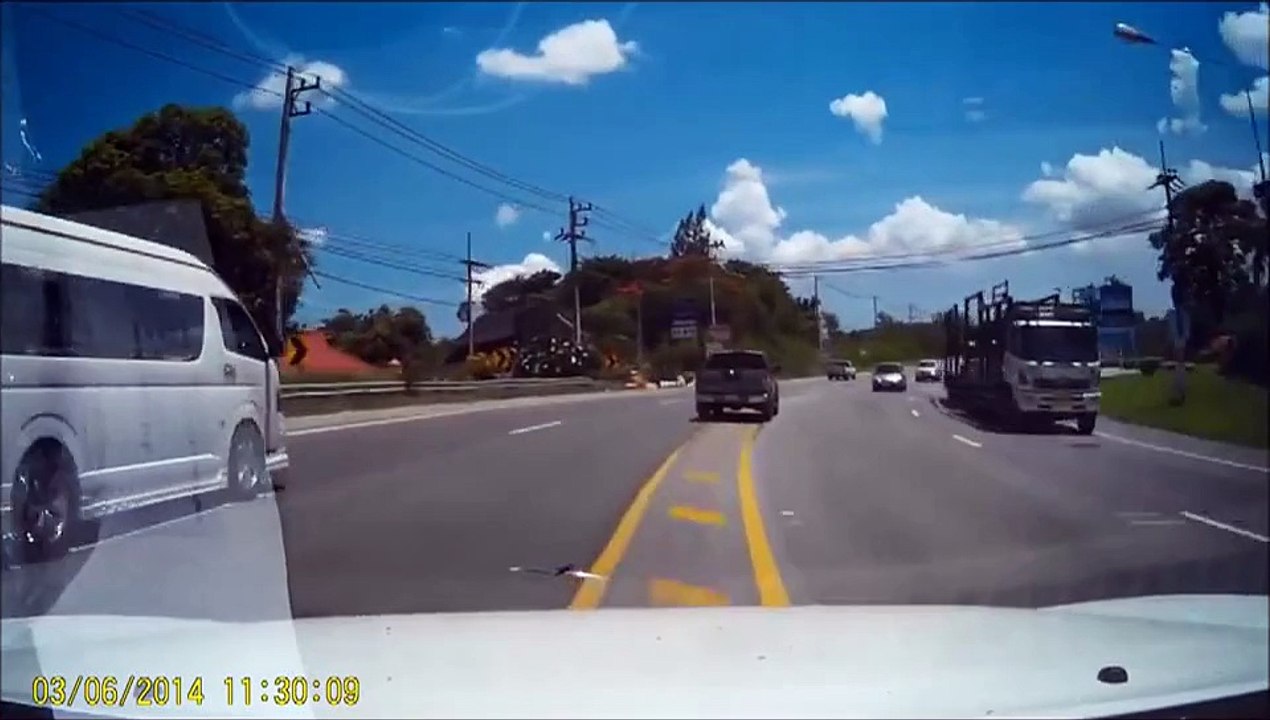 Intense Car Crash In Thailand